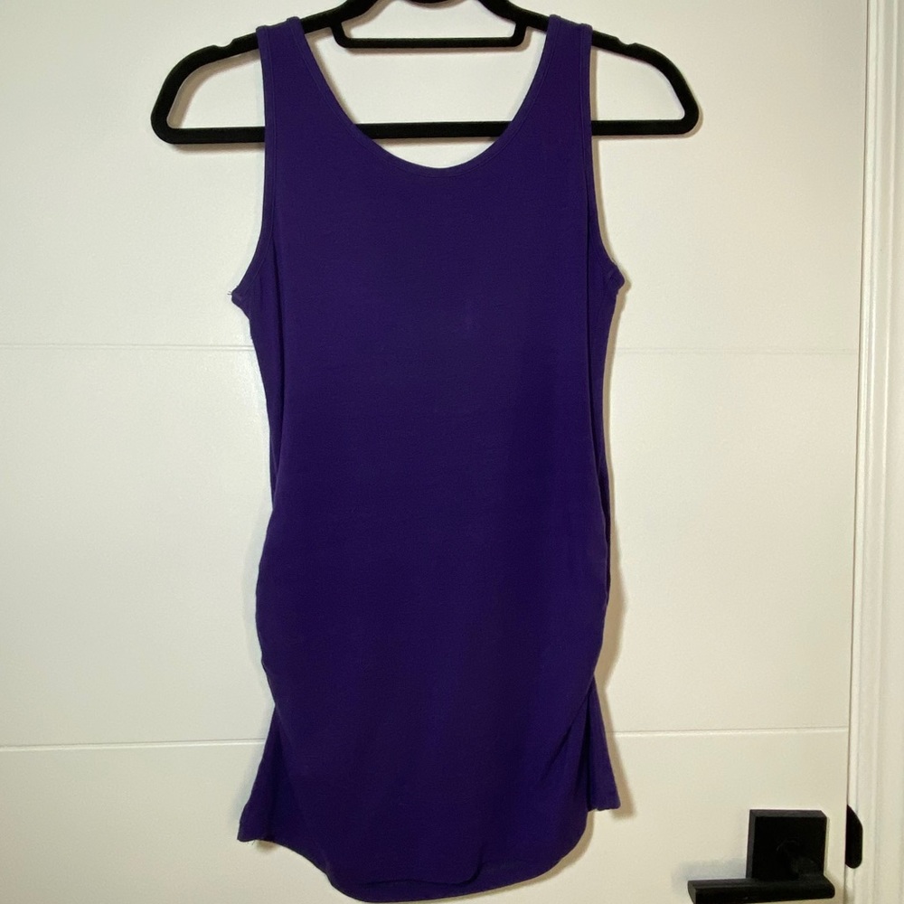 Hazel & Jools Maternity Tank Top Bamboo Cotton - Picture 4 of 4